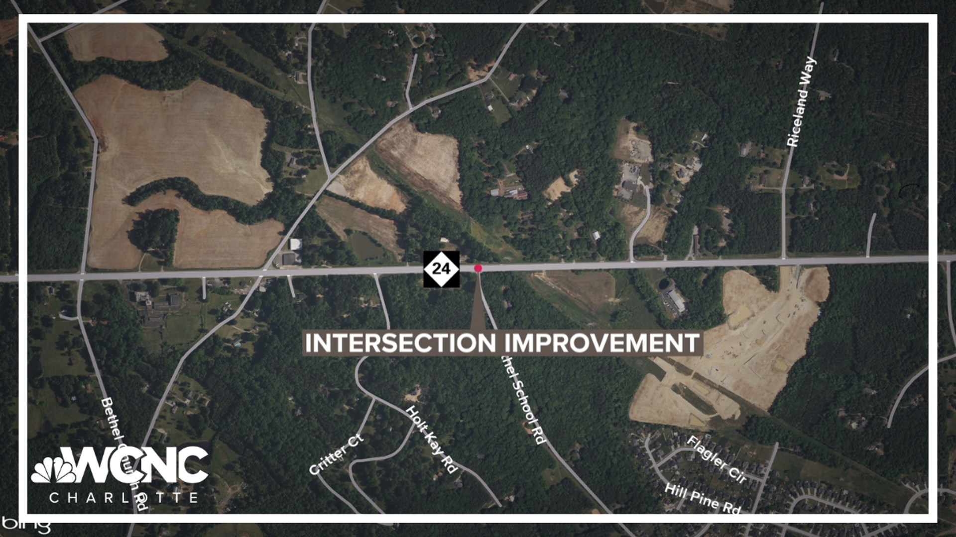 Work on the Bethel School Road intersection will begin Monday.