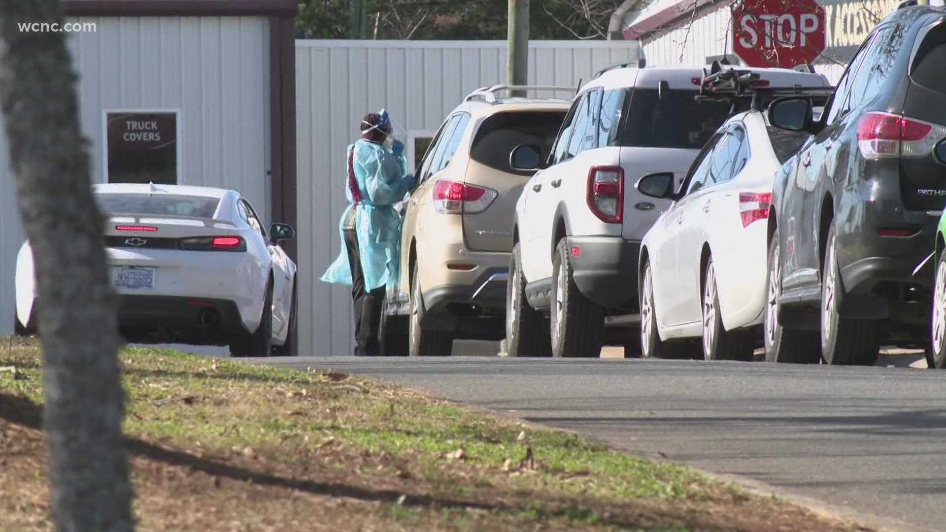 A neighbor pulled a gun, threatening staff members in the parking lot.