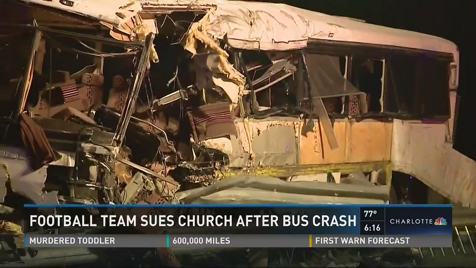 12 players and coaches of the Ramah JuCo Football team are suing a Chester Church, accusing them of failing to maintain a bus the team chartered in a fatal crash last month. More players are expected to join the suit against Sandy River Baptist Church lat