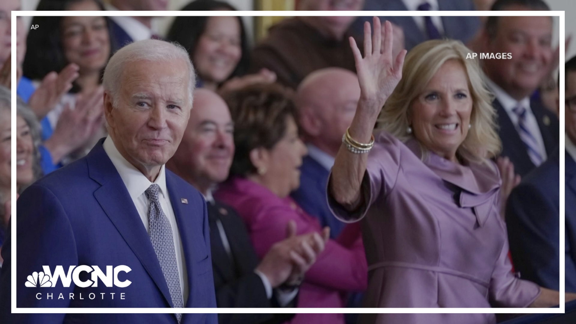 Jill Biden is set to visit Charlotte Tuesday and Joe Biden will visit Raleigh later this week.