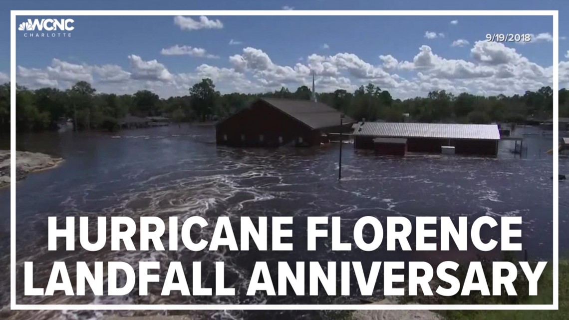 Hurricane Florence makes landfall 4 years ago Wednesday