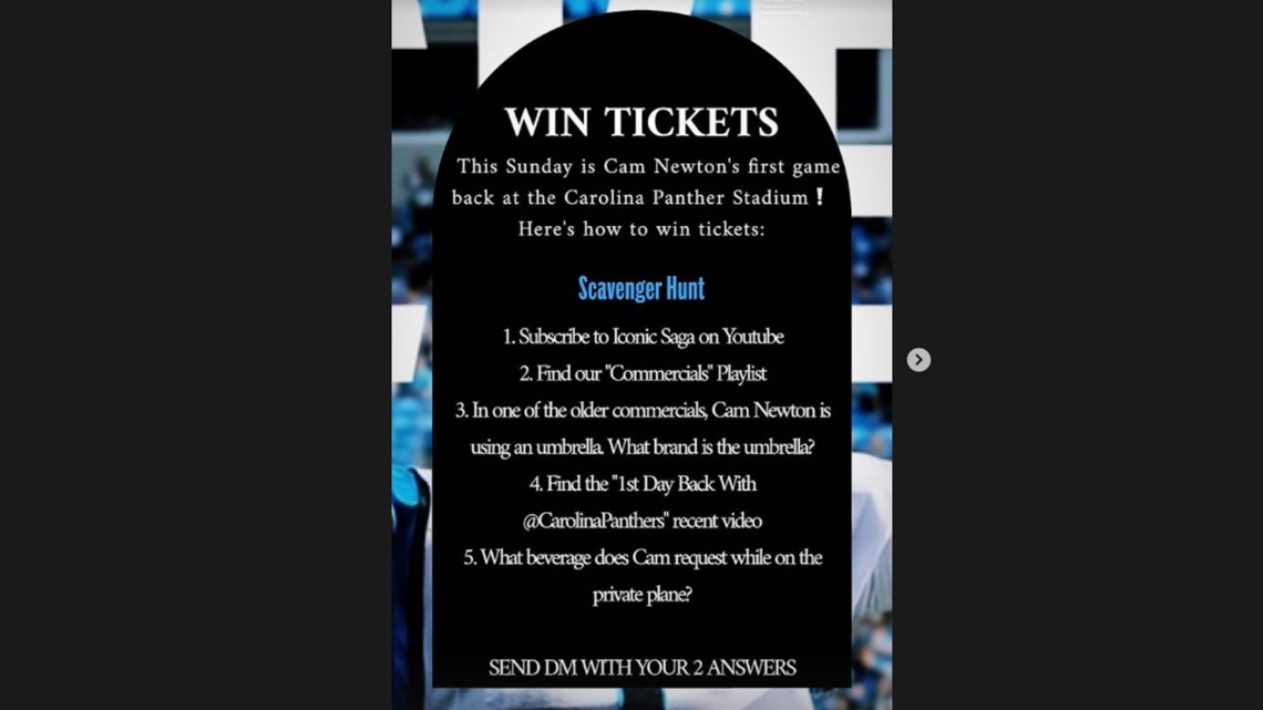 Carolina Panthers on X: Enter for your chance to win free tickets