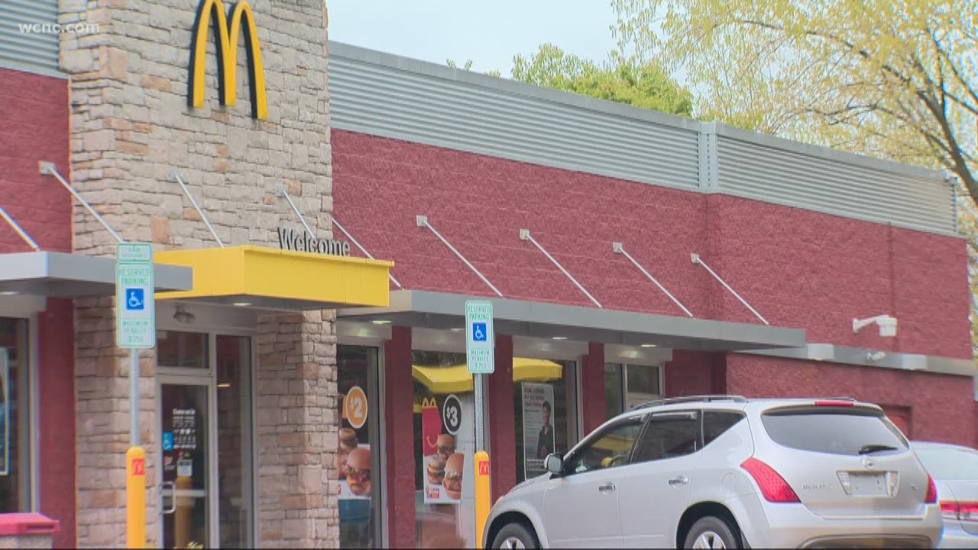 The man got angry when he couldn't get a free bottled water, according to management. That's when they say the man jumped through the drive-thru window and assaulted a worker. Police say the suspect punched the victim in the head, then damaged a glass cookie display case.