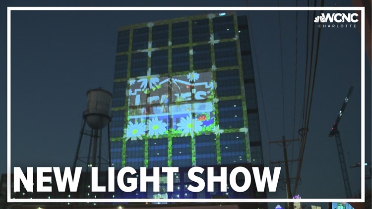 Light show on display at Lowe's Tech Hub