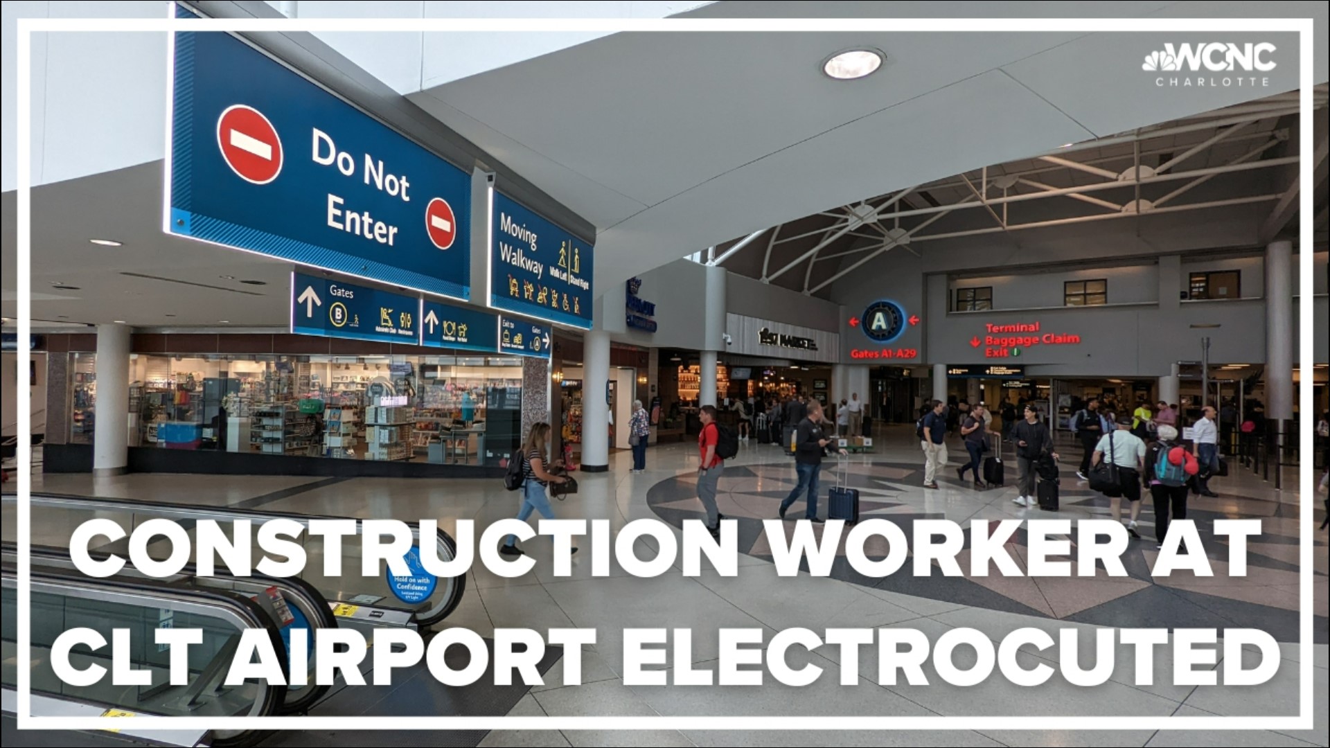 A construction worker died after being found unresponsive following an accidental electrocution at Charlotte Douglas International Airport over the weekend.
