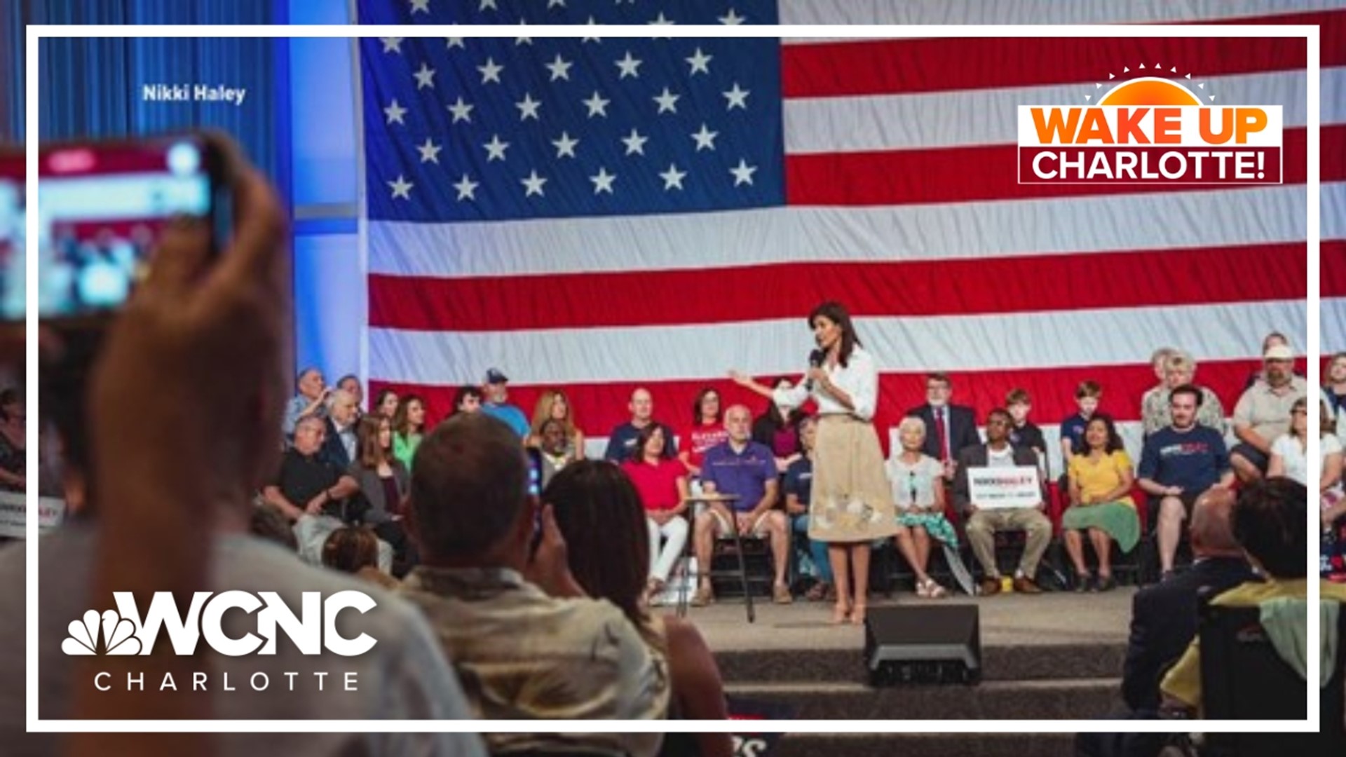 Hundreds of people showing up in Indian Land to see residential candidate Nikki Haley