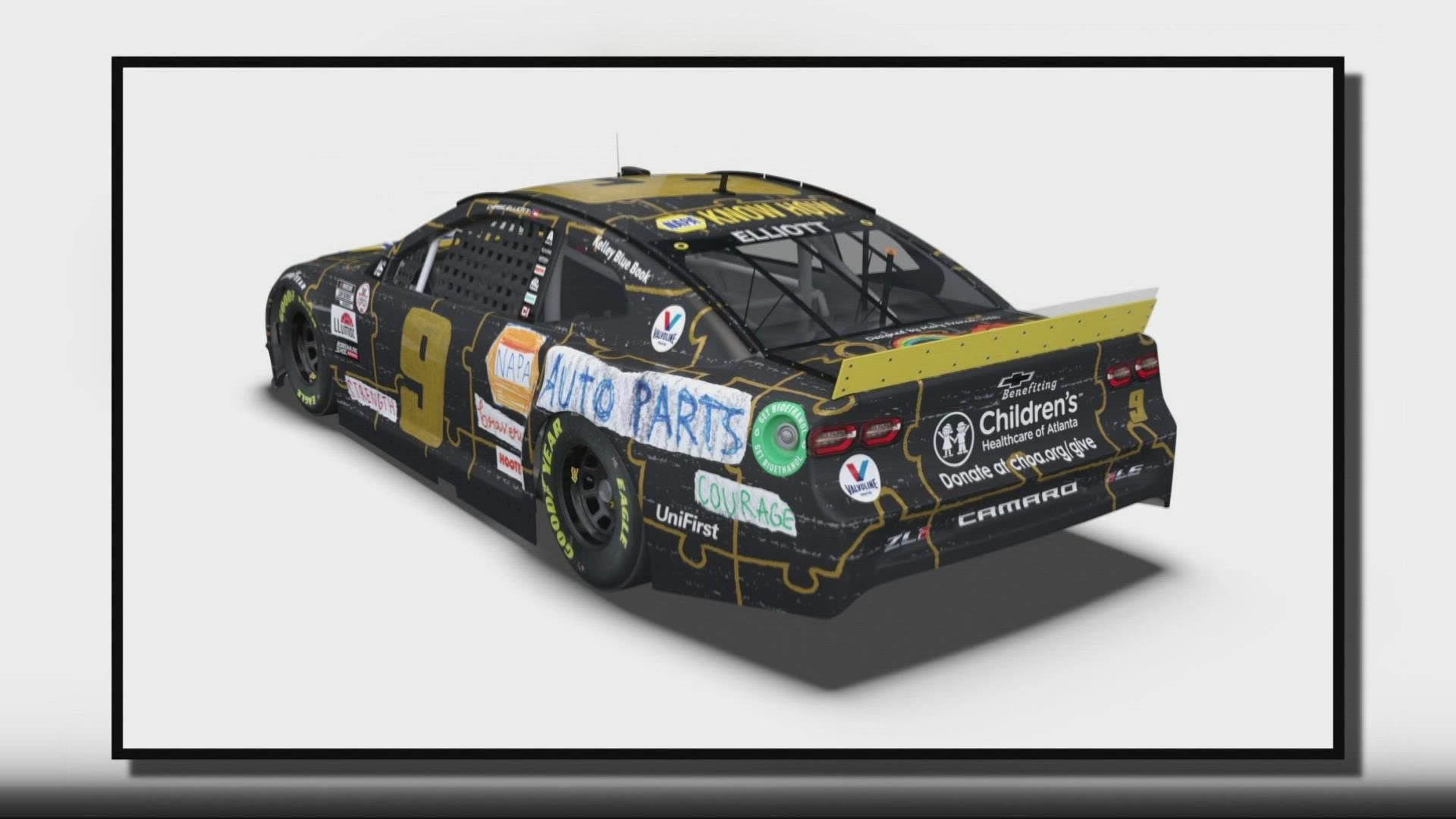 The paint scheme will debut at Darlington in the first round of the playoffs.