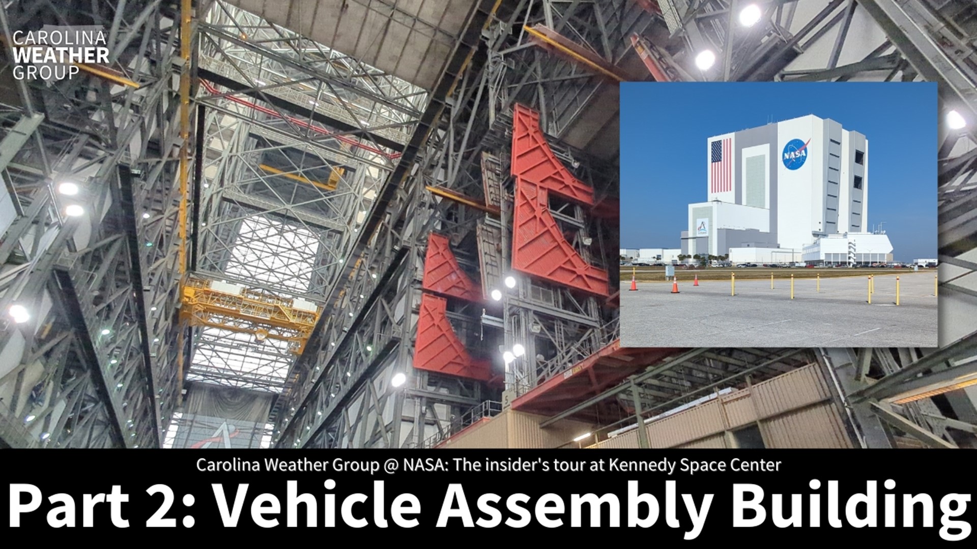 The Vehicle Assembly Building, also known as the VAB, is the place where rockets are constructed for launch at Kennedy Space Center.