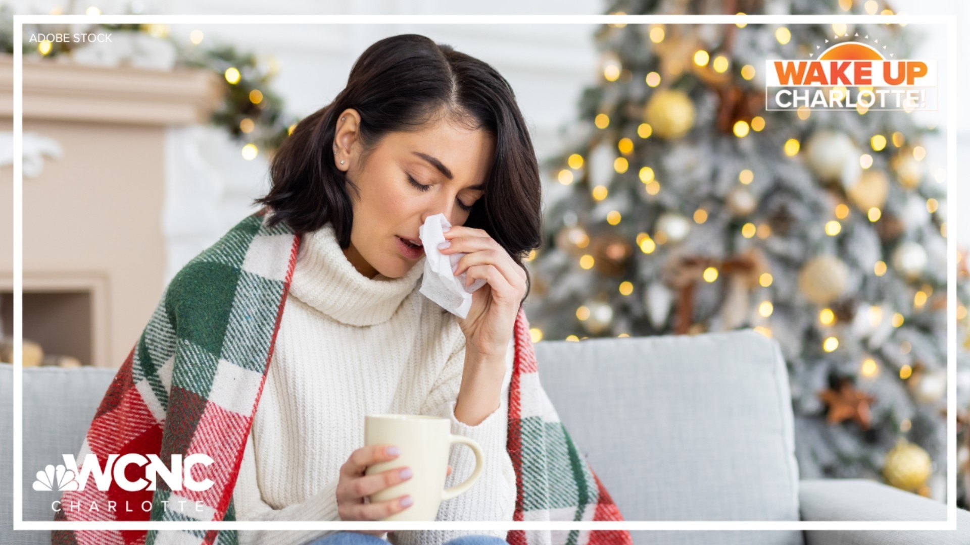 Many people get sick during the holiday season, but it could actually be your Christmas tree stirring up your sinuses.