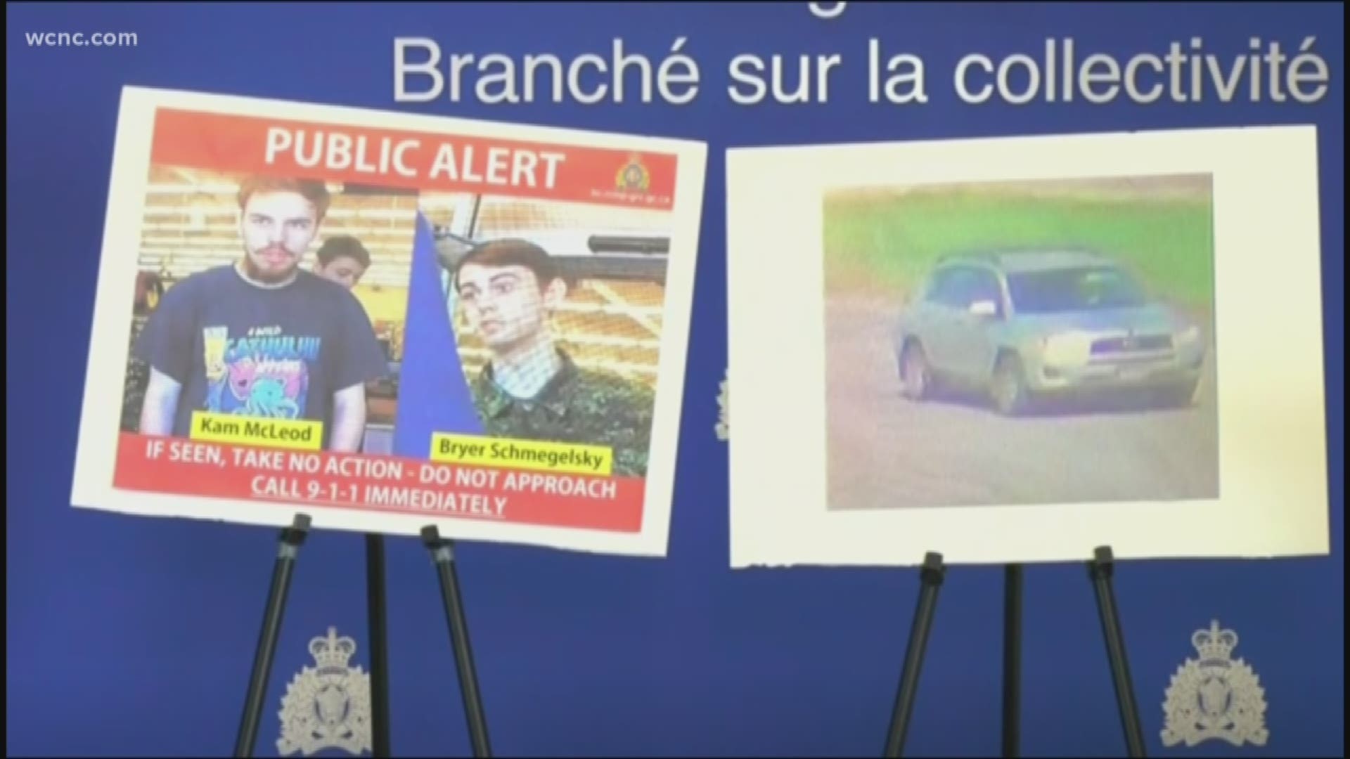 Kam McLeod and Bryer Schmegelsky are believed to have left British Columbia and were spotted in northern Saskatchewan.