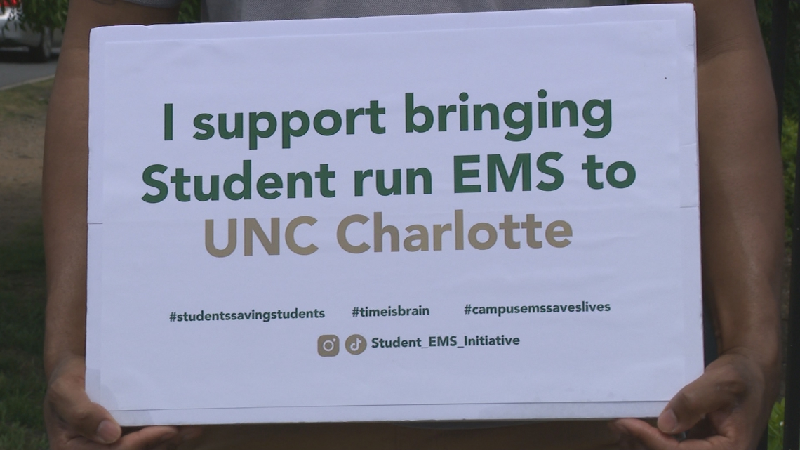 UNC Charlotte students push for campus EMS program | wcnc.com