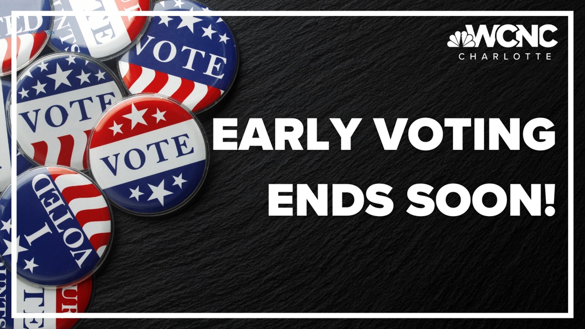 Time is running out if you want to beat the crowds and vote before Tuesday.