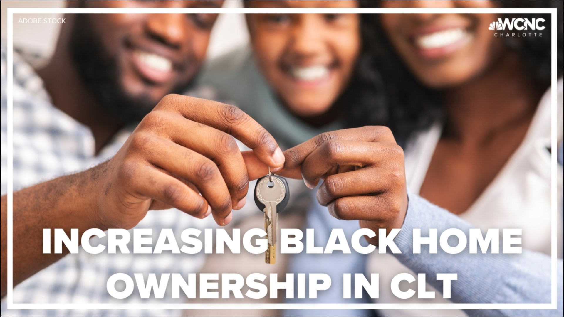 Only around 40% of people of color are home owners in Charlotte.
