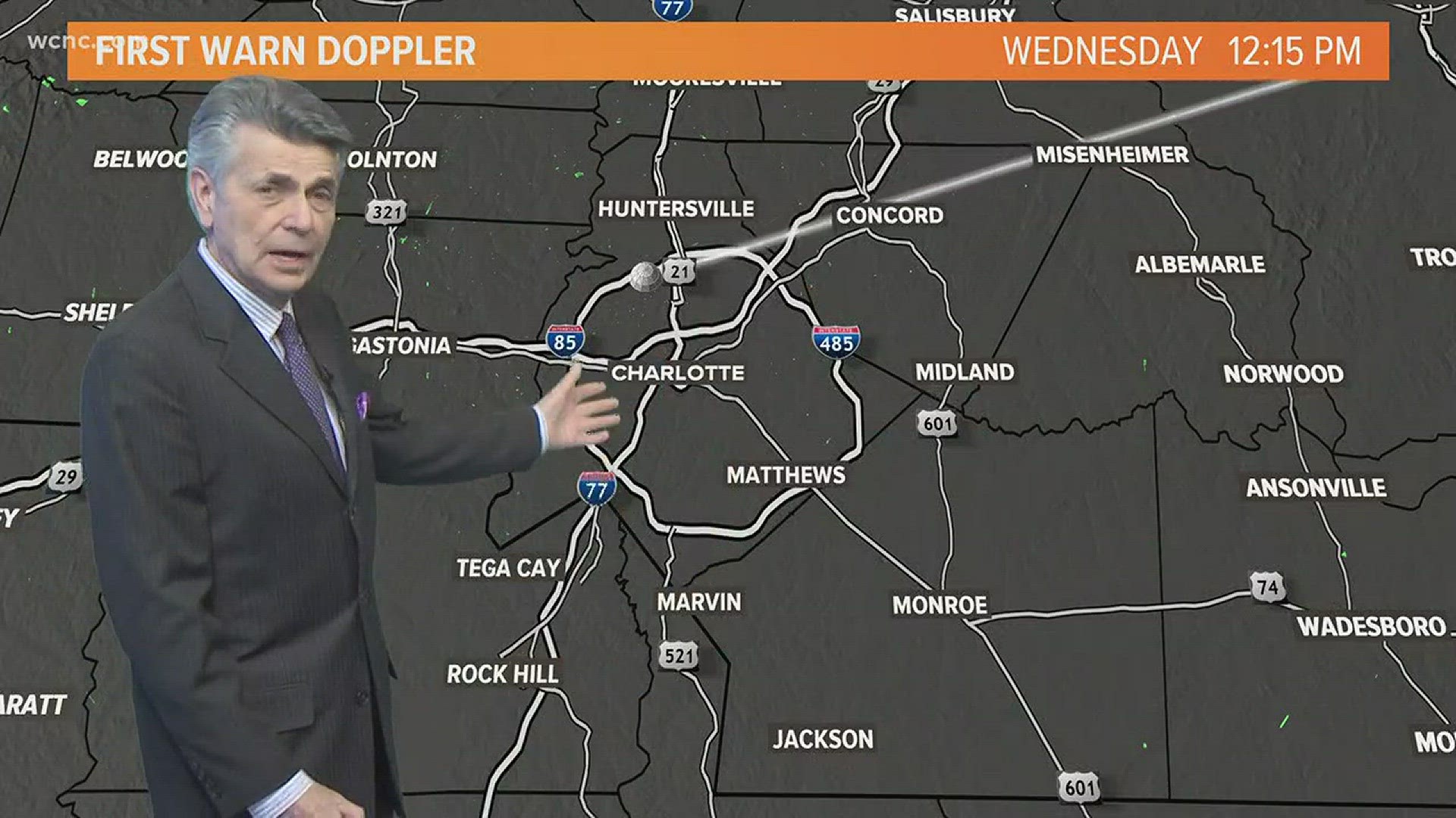 Larry Sprinkle has a look at Wednesday's forecast
