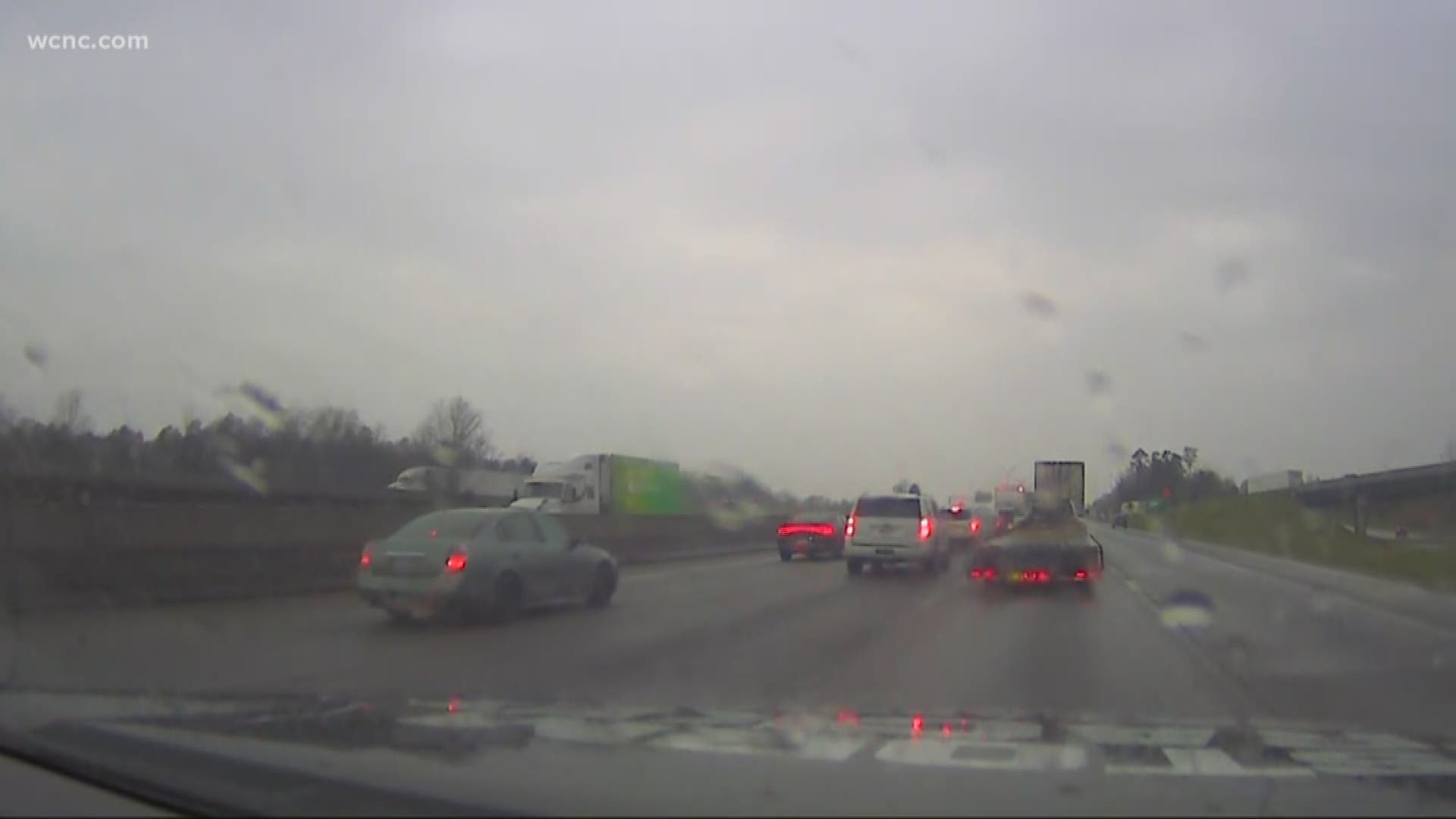 The rain combined with the evening commute has brought traffic to a crawl. The Chevy Storm Tracker has the latest on how the weather impacts the roads.