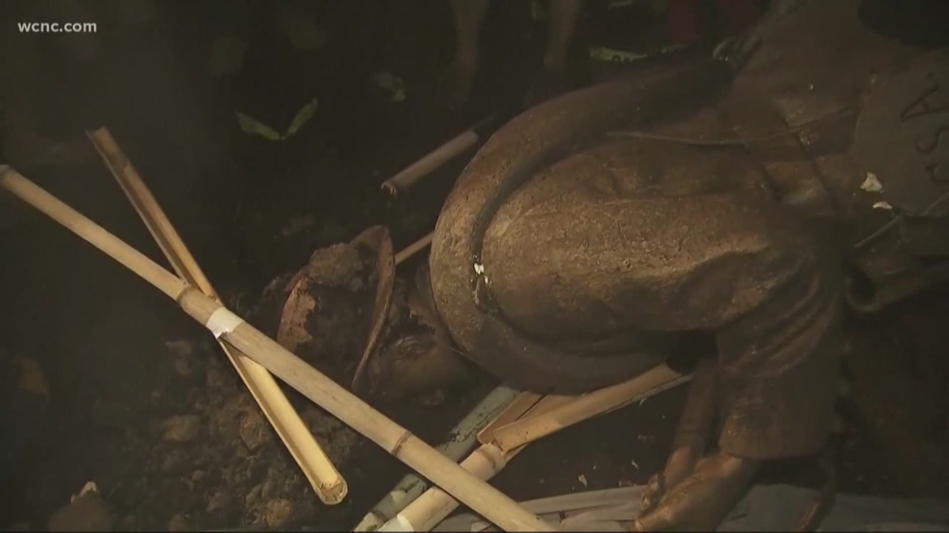 Protesters over UNC's plan for Silent Sam statue