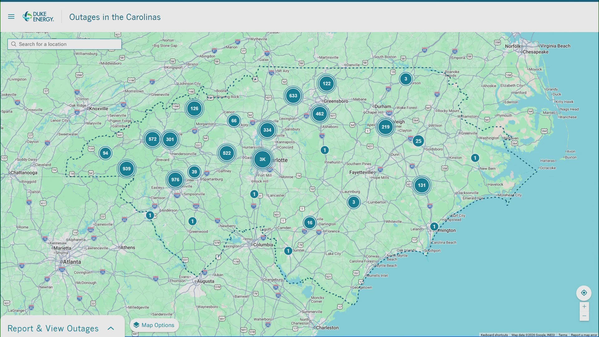 Thousands across North Carolina without power due to severe storms ...