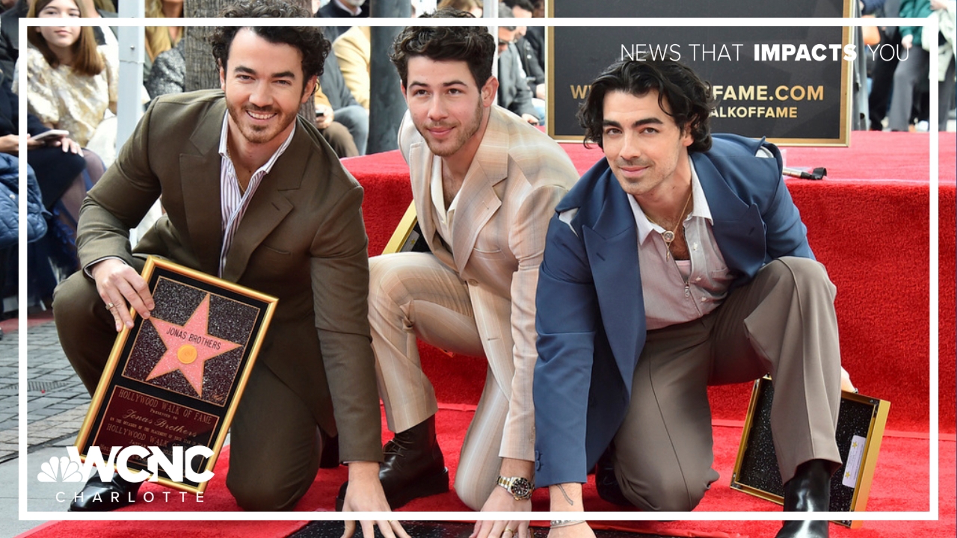 The Jonas Brothers are coming to Charlotte for their Jonas-20: Living the Dream tour.