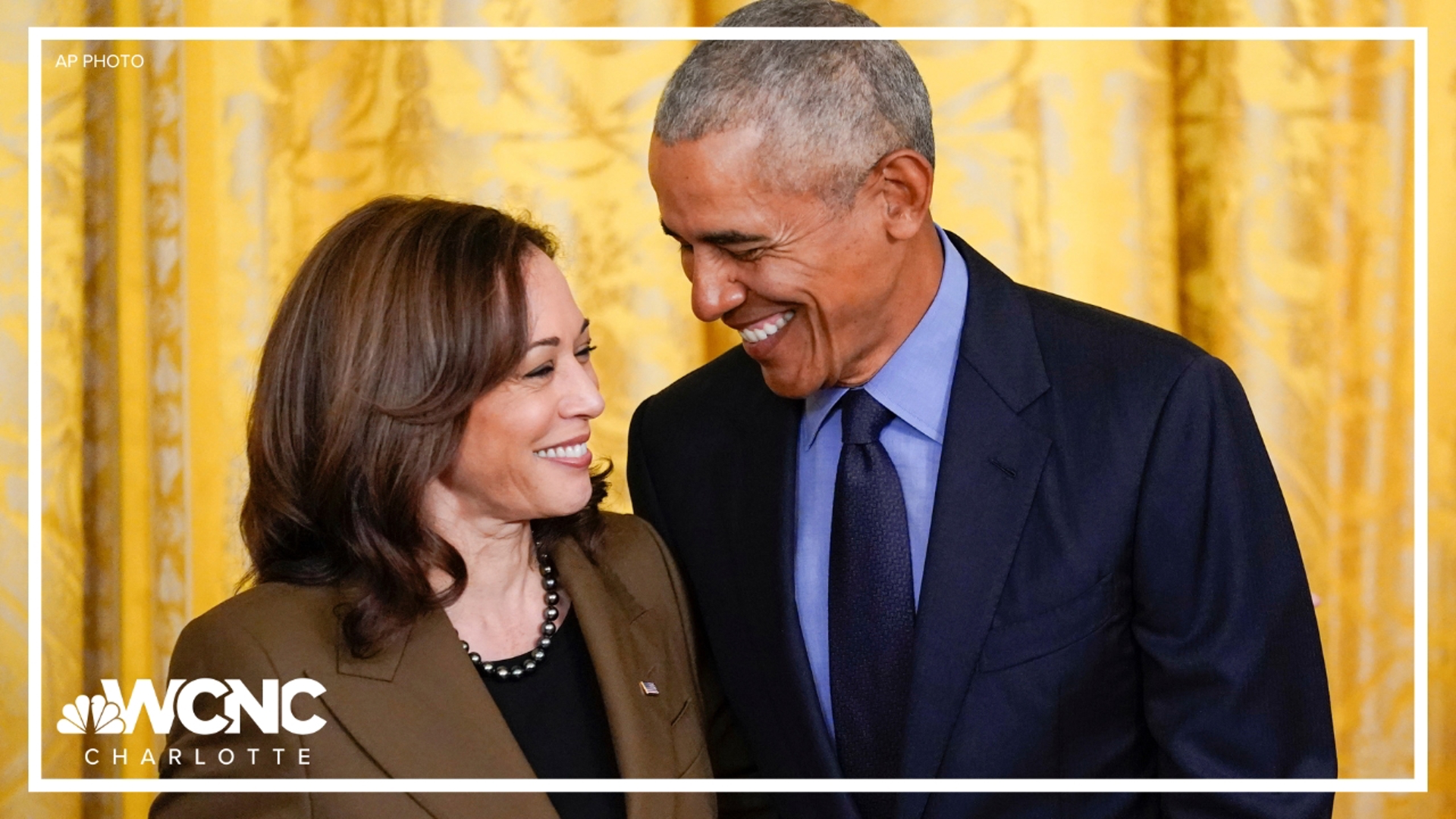 Former President Barack Obama has formally endorsed Kamala Harris as the Democratic nominee.