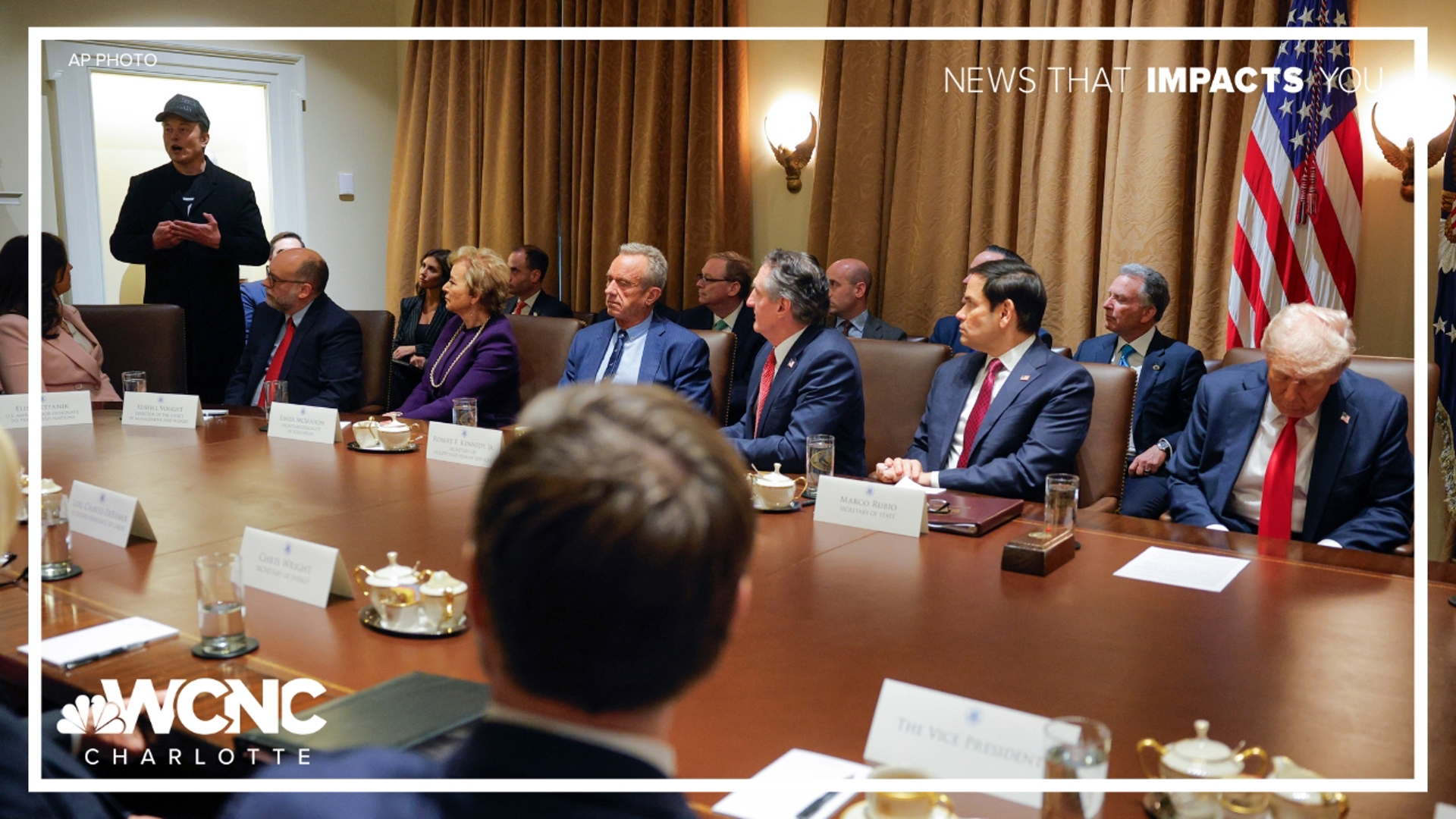 Trump Cabinet meets for the first time