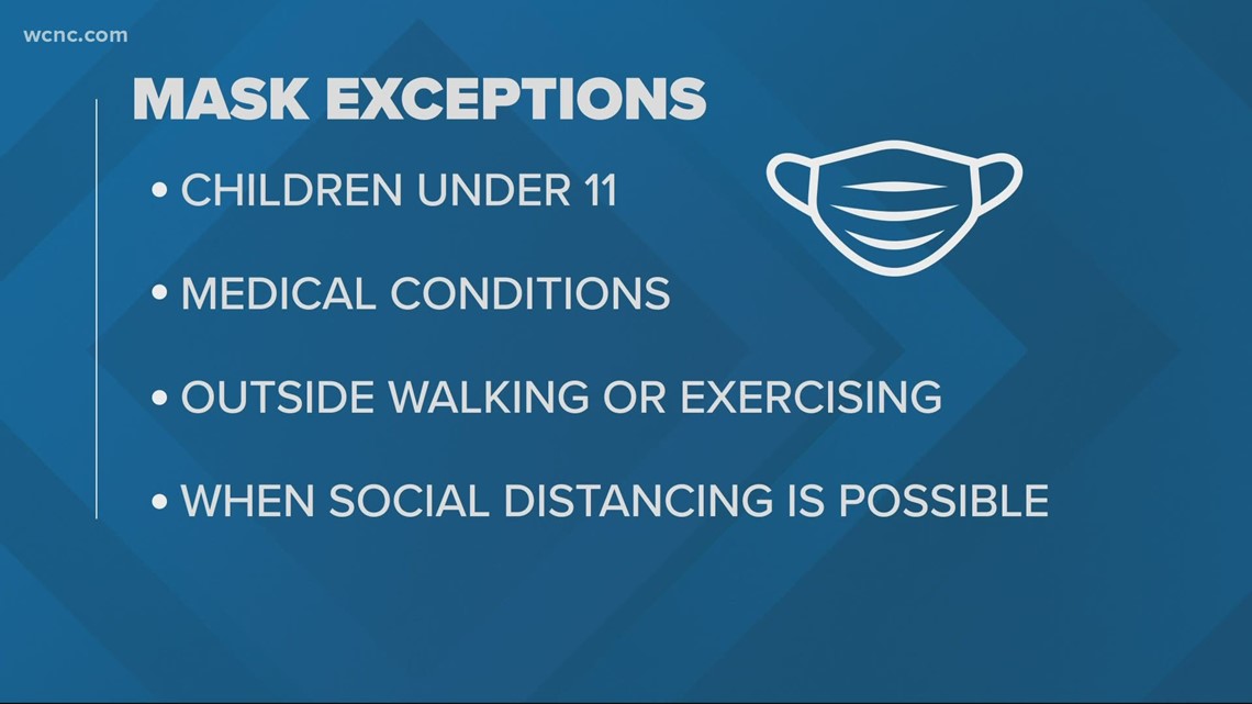 The mask mandate in North Carolina is officially underway