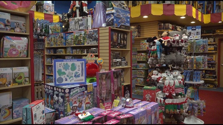 'We are in stock of almost everything' | Charlotte toy store working to stay ahead of supply chain issues