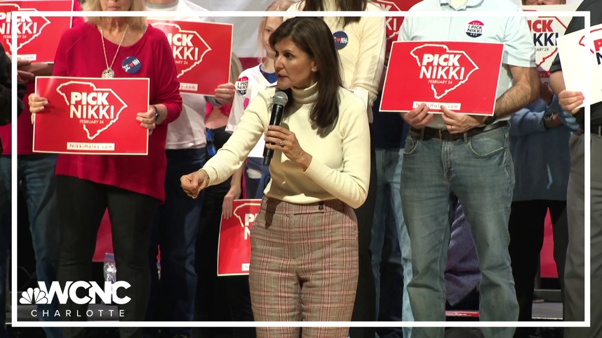 Nikki Haley was in Lancaster Friday night, ahead of South Carolina's Republican primary