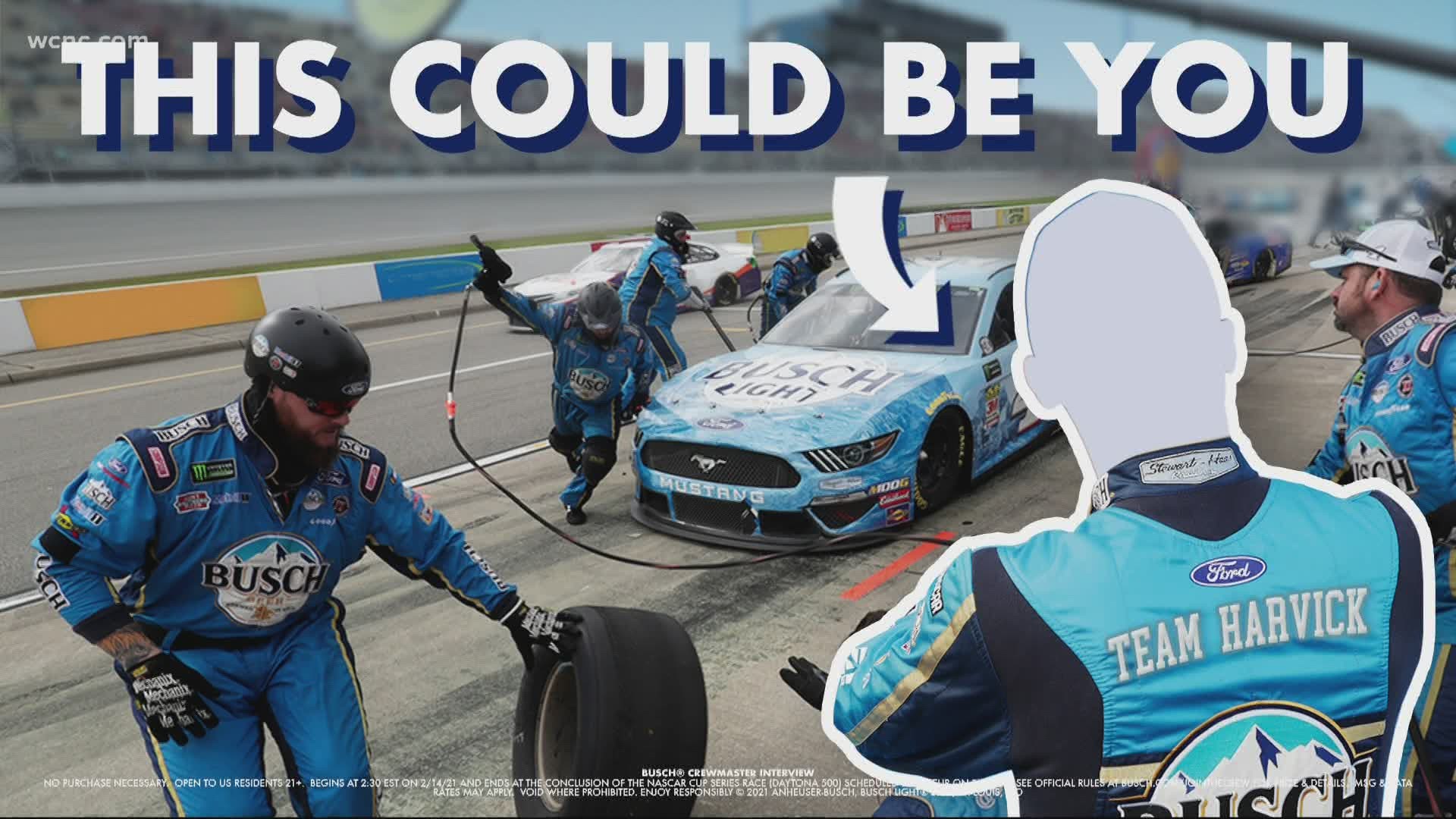 To celebrate the return of NASCAR, Busch, the official beer of the sport, is giving one fan a neat opportunity.