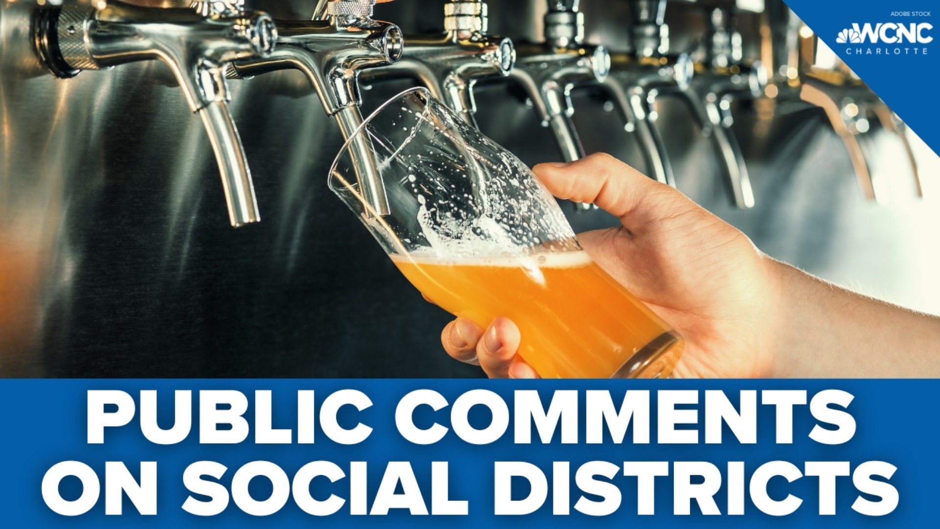 Charlotte is getting closer to creating social districts, where people can drink in the streets within designated boundaries.