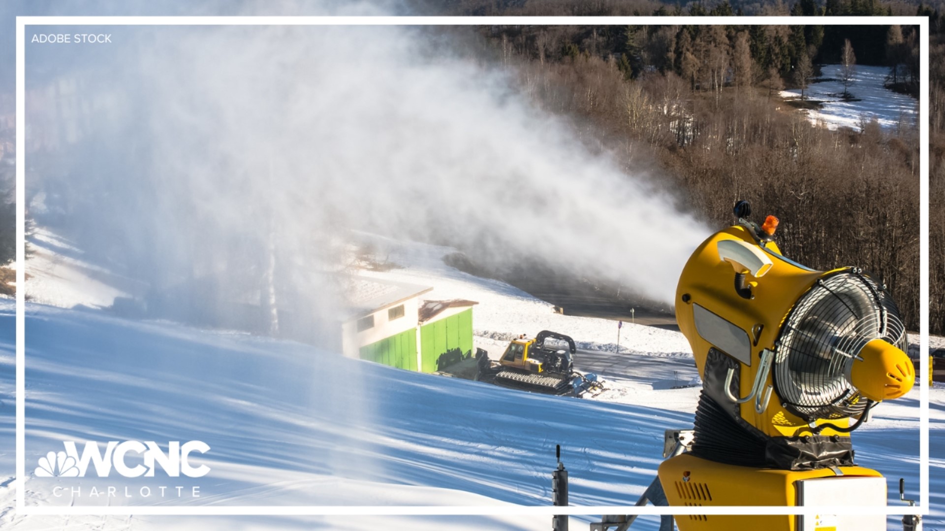 Folks hitting the mountains to ski or snowboard for the holidays will notice those massive machines blowing snow on the slopes.