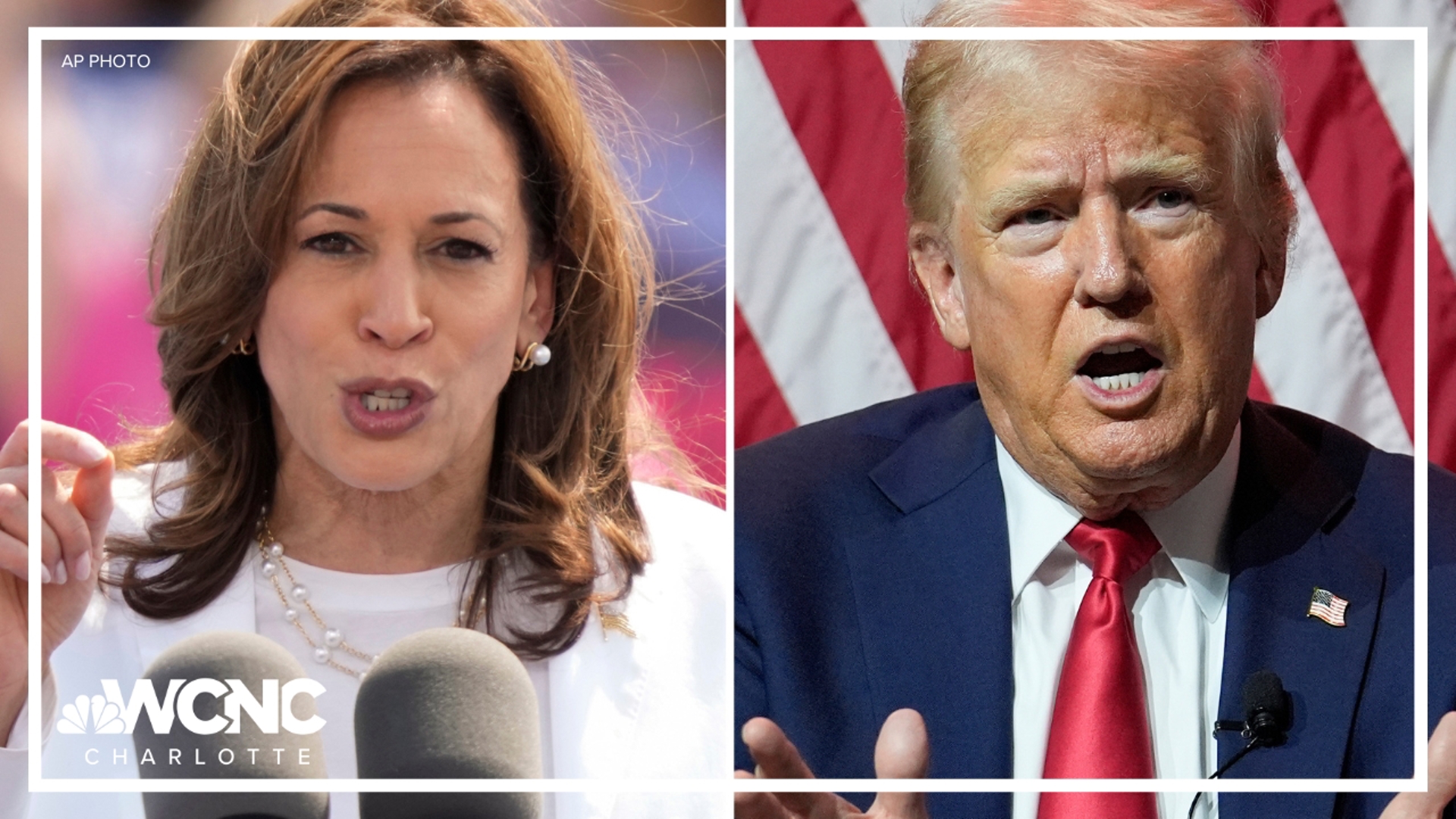 Former President Donald Trump and Vice President Kamala Harris are both making stops in the Tar Heel state this week.