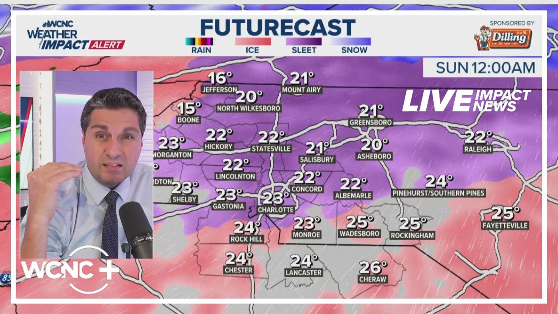 Ice Storm Warning issued for Charlotte | Winter Storm 10 a.m. Friday ...