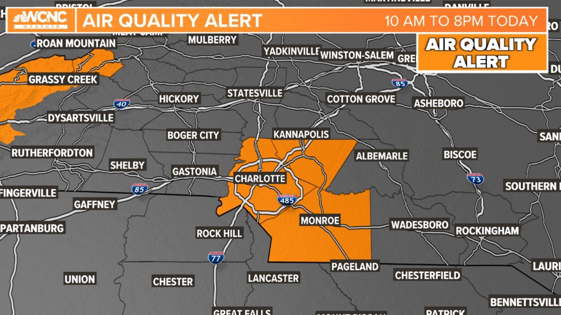 Code Orange Air Quality Alert In Charlotte What It Means