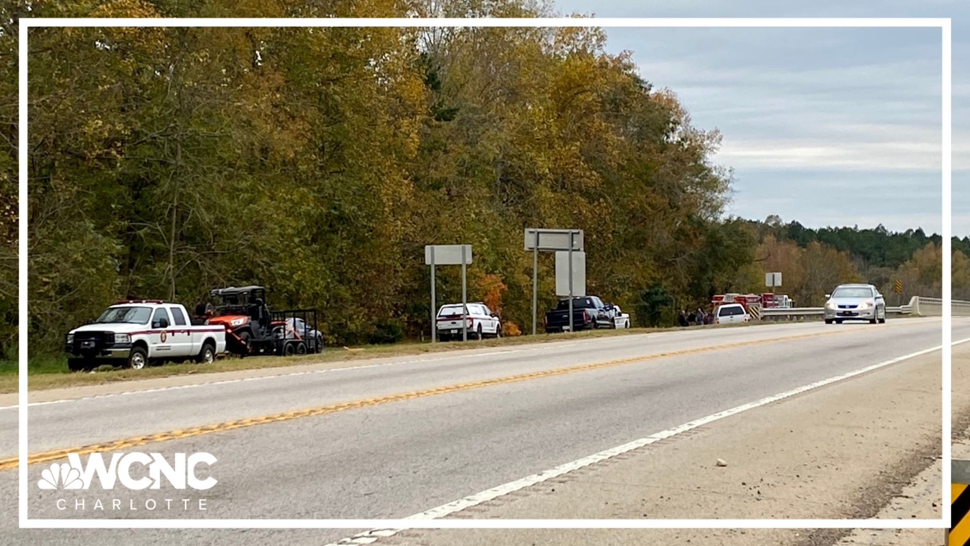 The search took place near SC Highway 5 near the York-Lancaster county line.