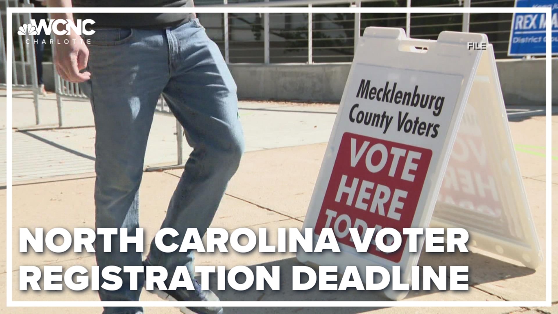 The North Carolina primary is on May 17, 2022, but the deadline to register to vote is Friday.