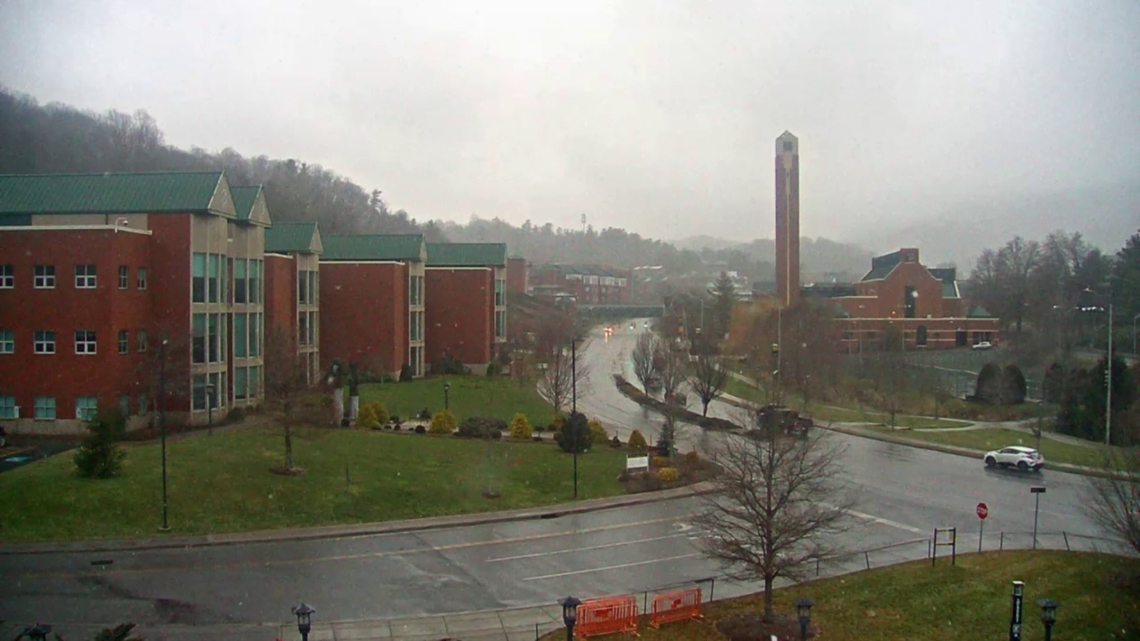 Snow In Boone, North Carolina 