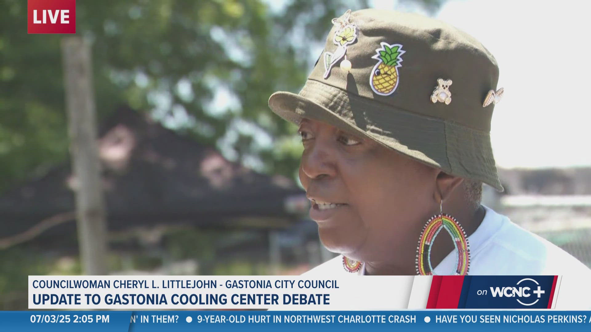 Councilwoman Cheryl Littlejohn spoke with Myles Harris on WCNC+ about the cooling center controversy. 