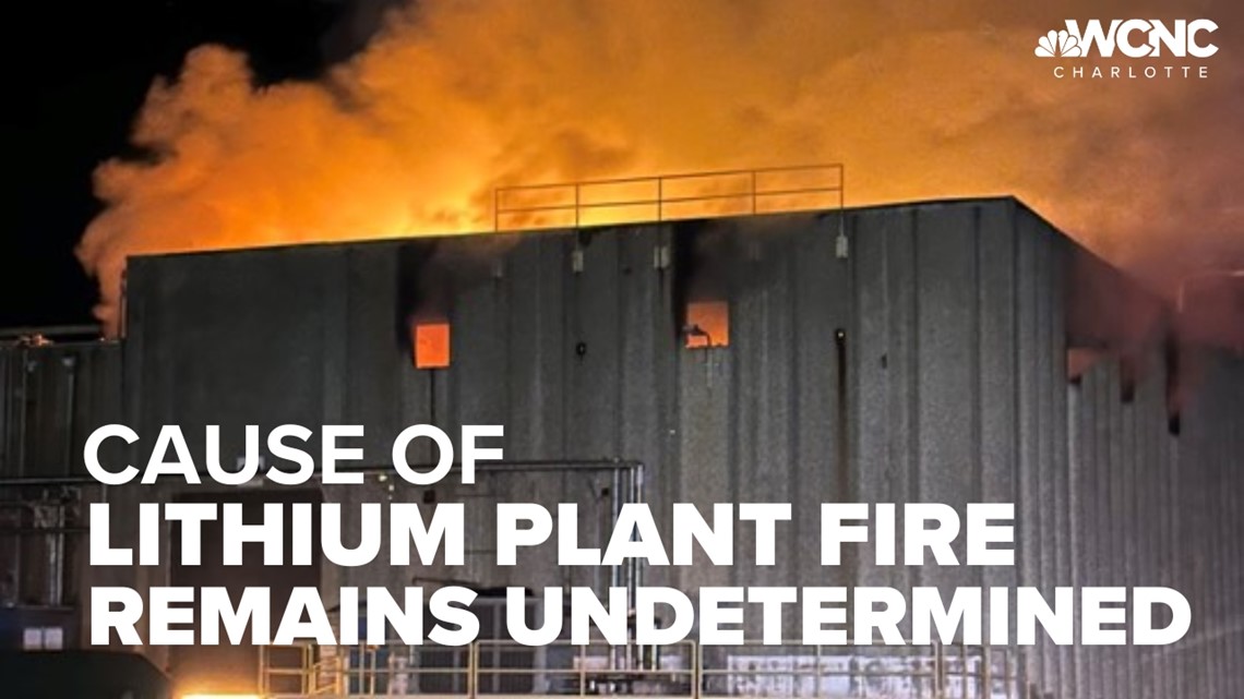 Update on lithium plant fire