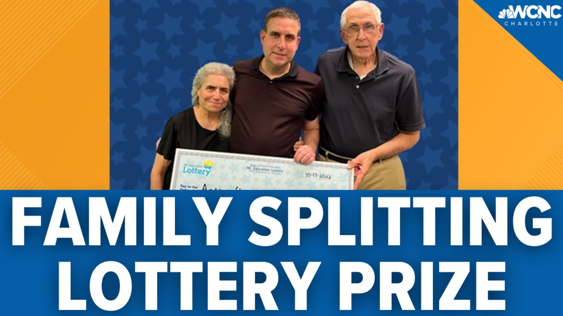 A Rowan County family who likes to play the lottery together won big on a ticket.