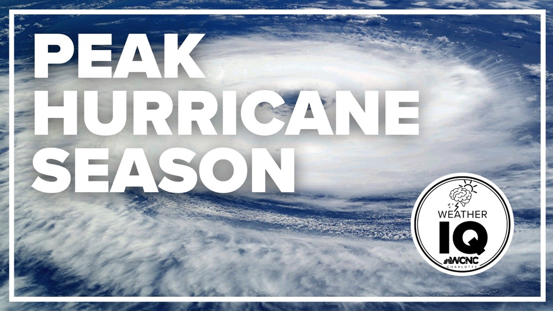 What month is the most active during hurricane season?