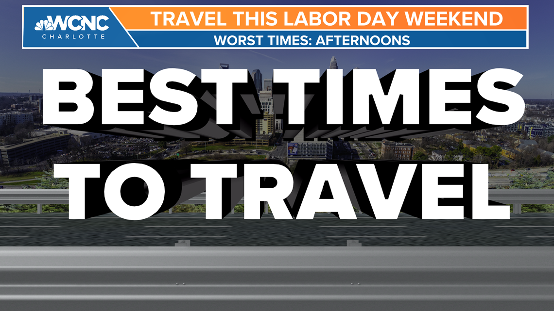 Best and worst times to travel this holiday weekend