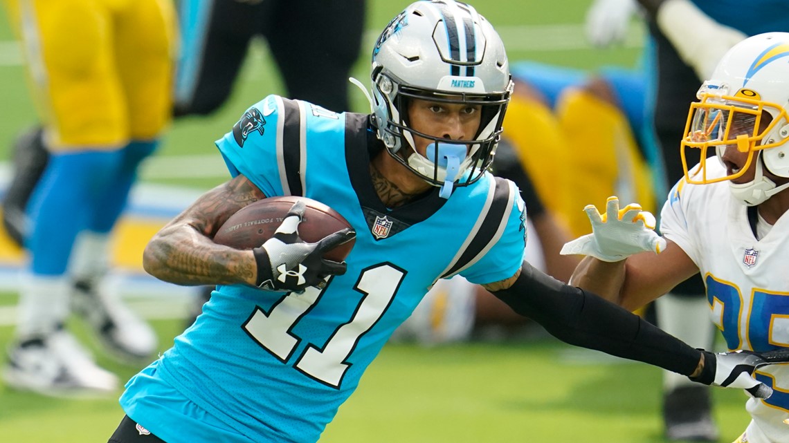 Robby Anderson Autographed Carolina Panthers Eclipse Speed Mini Helmet –  The Jersey Source