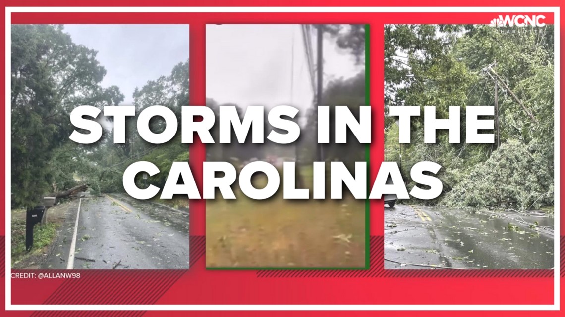 Tracking storms in the Carolinas