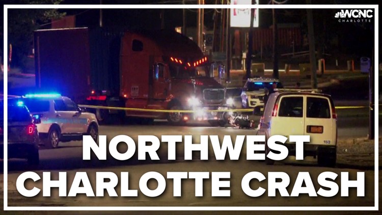 Medic: 1 person dead after crash in northwest Charlotte involving tractor-trailer