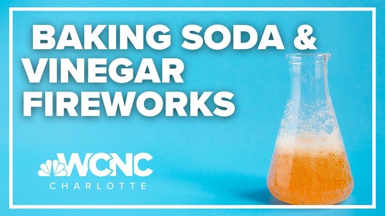 How to make 'fireworks' with vinegar and baking soda