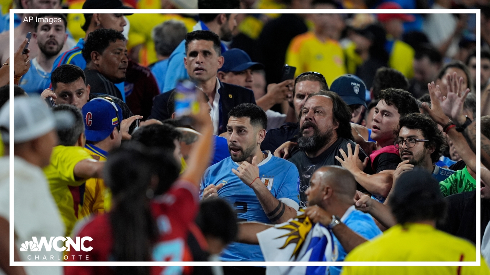 Fans argue this is the best soccer game-Charlotte's ever hosted. But the game on the pitch isn't what people are talking about, it's the brawl.