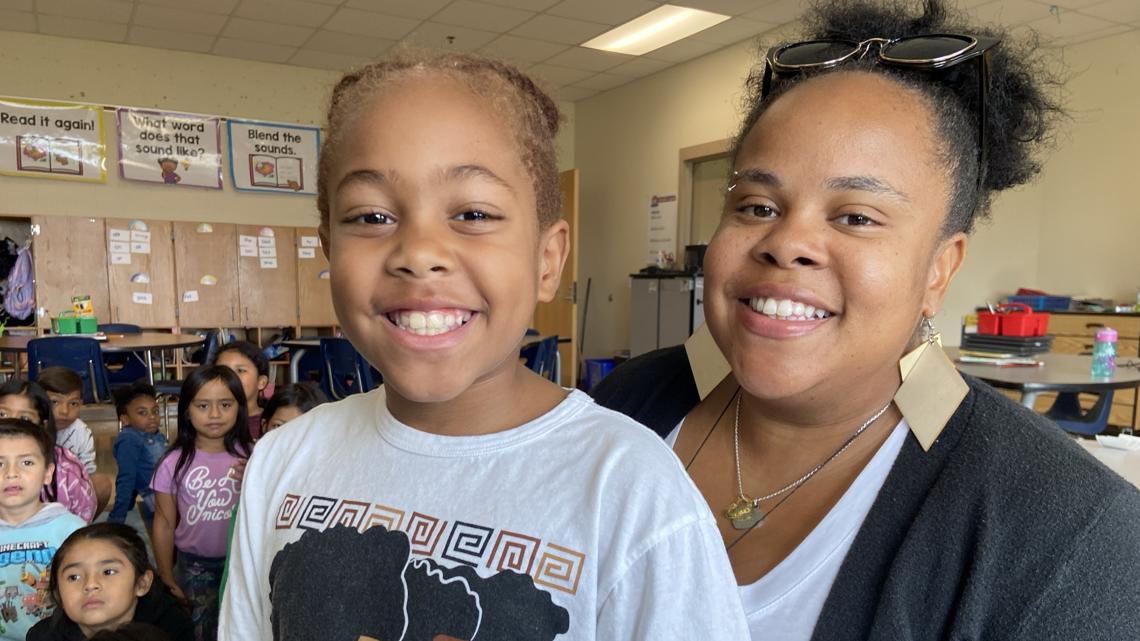 New teacher shares special bond with students at her old school | wcnc.com