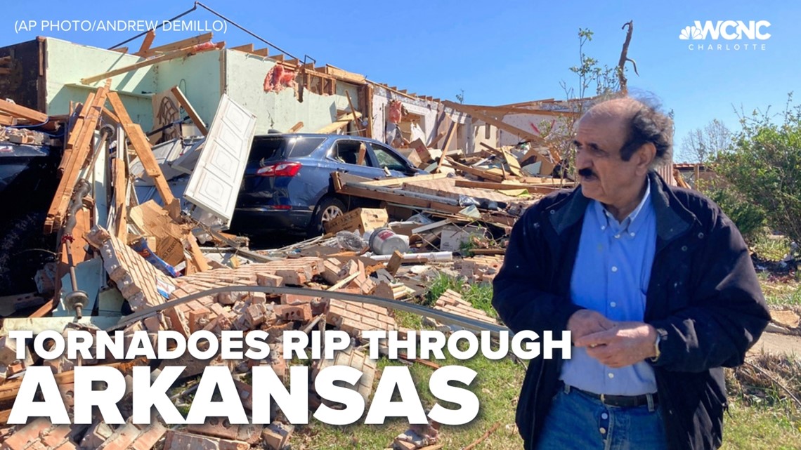 Tornadoes rip through Arkansas