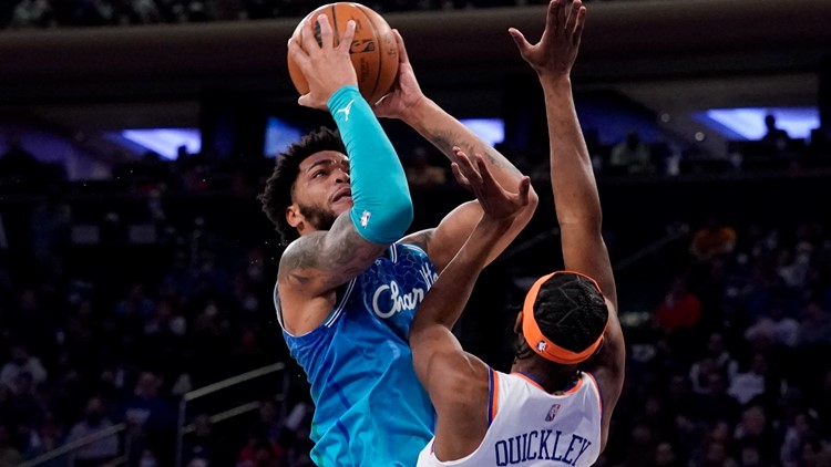 Miles Bridges leads Charlotte Hornets to a 97-87 victory over the New York Knicks