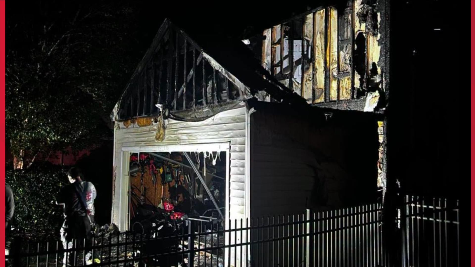 2 Huntersville families displaced after house fire spreads to neighboring home